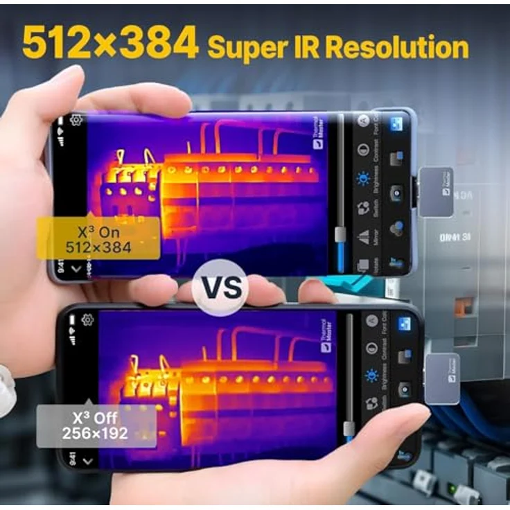 THERMAL MASTER P2 Pro, USB-C Mini-Wärmebildkamera mit präziser Linse und robuster Bauweise, lila – Bild 3