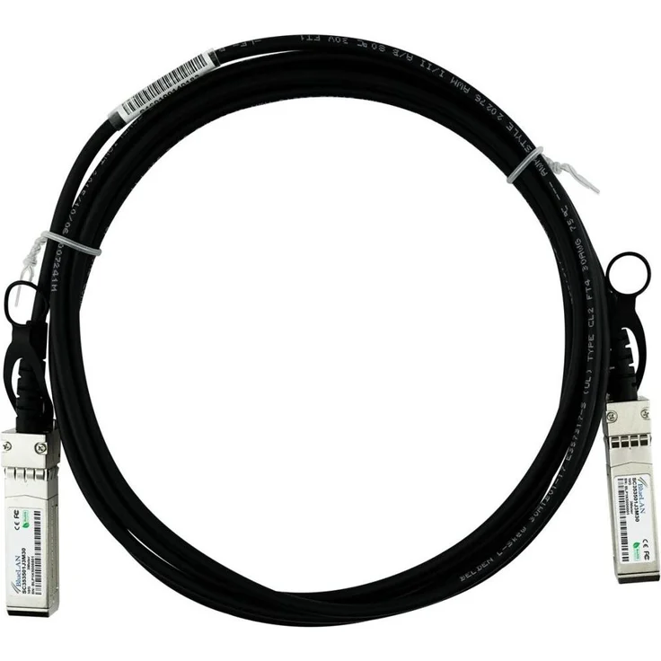 CBO HPE X240 JD097C kompatibles BlueLAN DAC SFP+, 10GBase-CR 3 Meter Direct Attach Kabel, Schwarz