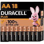 Duracell Plus AA Mignon Alkaline-Batterien, 1.5V LR6 MN1500, 18er-Pack  - Preisvergleich