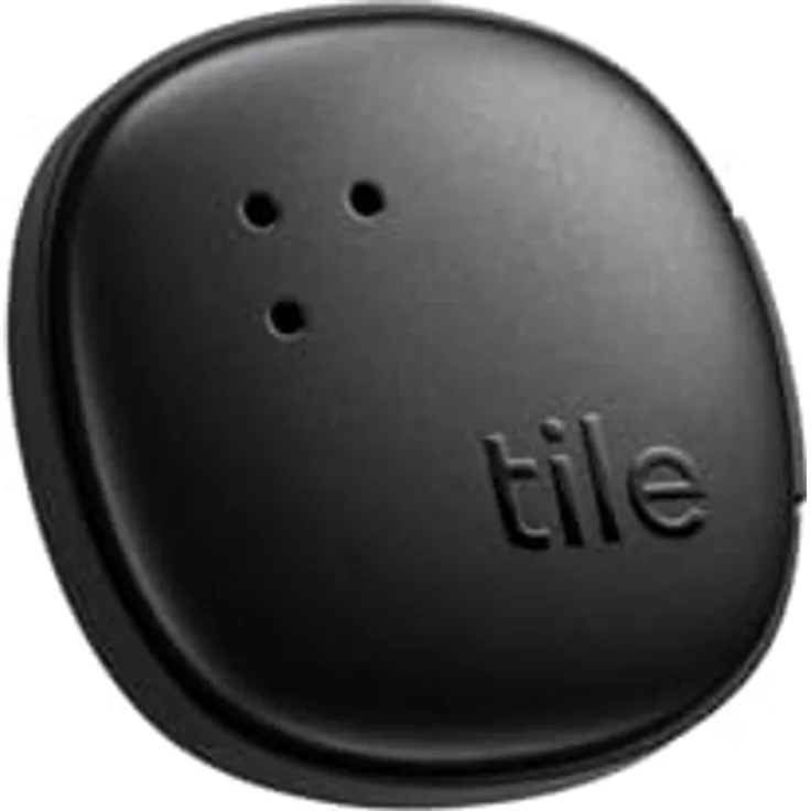 Tile by Life360 Sticker (2024) Bluetooth-Tracker, Fernbedienungsfinder, Gegenstandsfinder - iOS/Android-kompatibel, Handy-Finder, 1er-Pack (Schwarz)