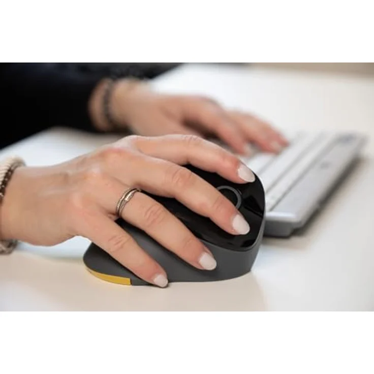 BakkerElkhuizen PRF Vertical Mouse Wireless, ergonomische Maus mit kabelloser Technologie, schwarz – Bild 6