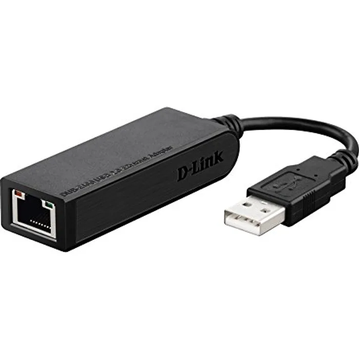 D-Link DUB-E100 Fast USB-LAN-Adapter (10/100 Mbit/s, verbindet USB 2.0 mit Gigabit Ethernet (RJ45), Übertragungsgeschwindigkeit von 480 Mbit/s, einfache Plug & Play-Installation, WOL) - Preisvergleich