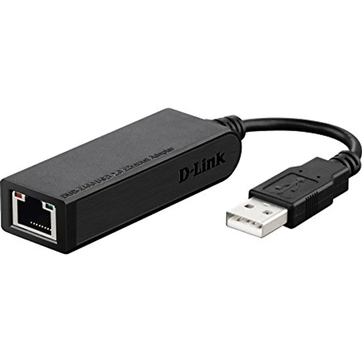 D-Link DUB-E100 Fast USB-LAN-Adapter (10/100 Mbit/s, verbindet USB 2.0 mit Gigabit Ethernet (RJ45), Übertragungsgeschwindigkeit von 480 Mbit/s, einfache Plug & Play-Installation, WOL) - Preisvergleich – Bild 1
