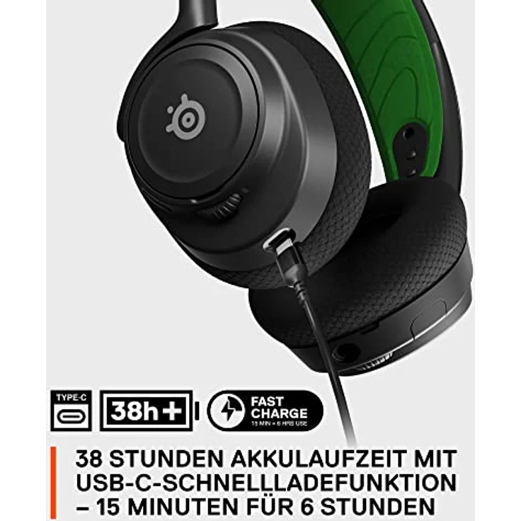 SteelSeries Arctis Nova 7X - Wireless Gaming-Headset mit Multi-System-Kompatibilität - 2,4 GHz- und Bluetooth-Audio - 38 Std – Bild 6
