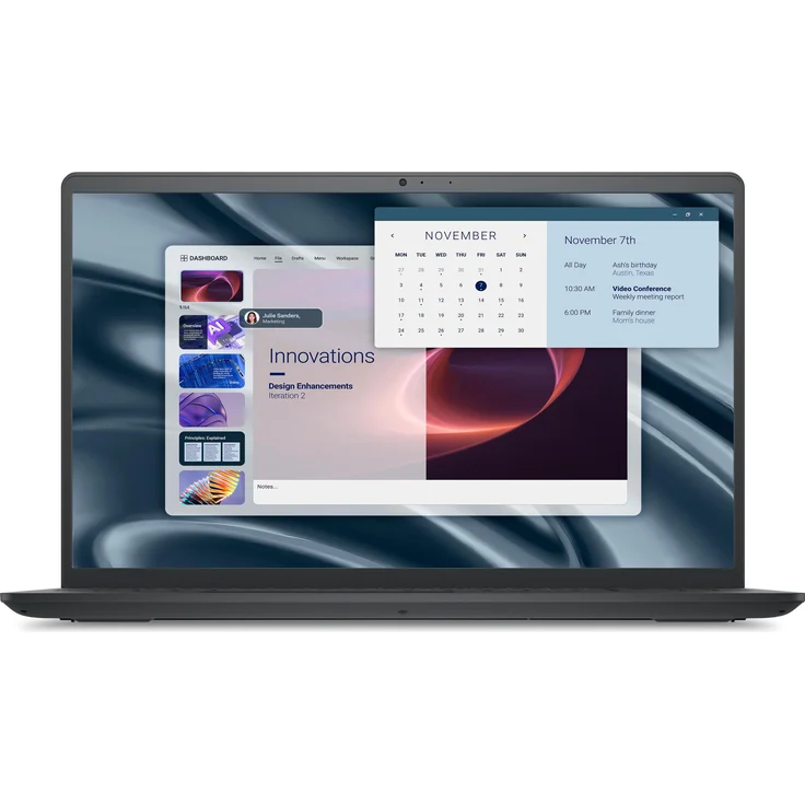 Dell SPL Pro 15 Essential PV15255, 15.6" Notebook mit AMD Ryzen 5 7520U, 8 GB RAM, 512 GB SSD, Schwarz