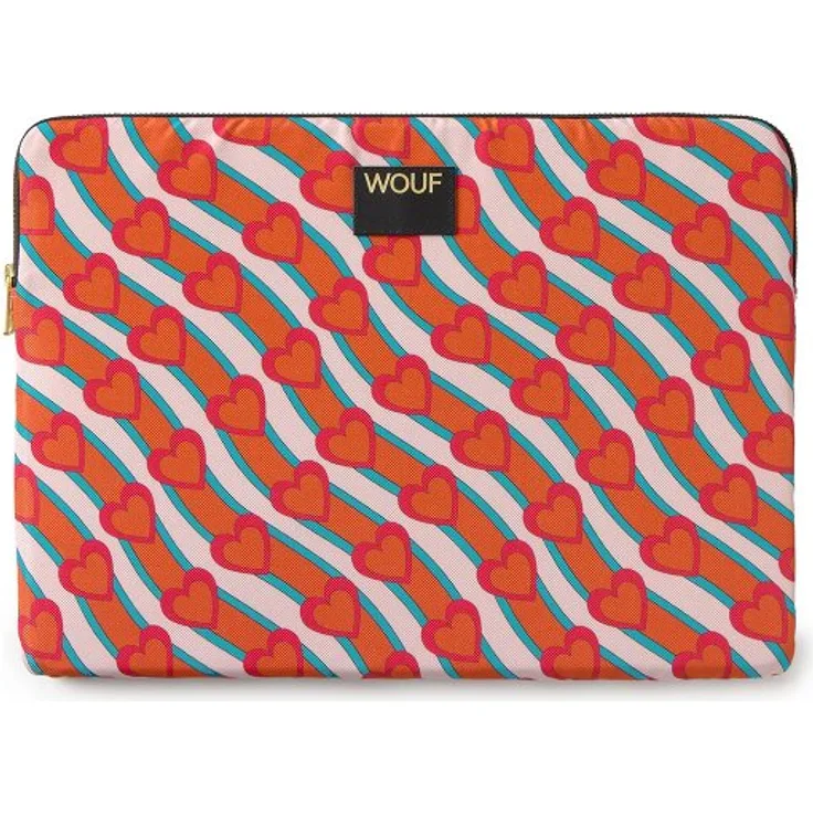 Wouf Daily Laptophülle, 35.5 cm, rot, aus 100% Polyester, schlankes Design