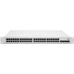 Cisco Meraki MS350-48LP, L3 Managed Netzwerk Switch mit 48x Gigabit Ethernet Ports und 370W PoE, Grau