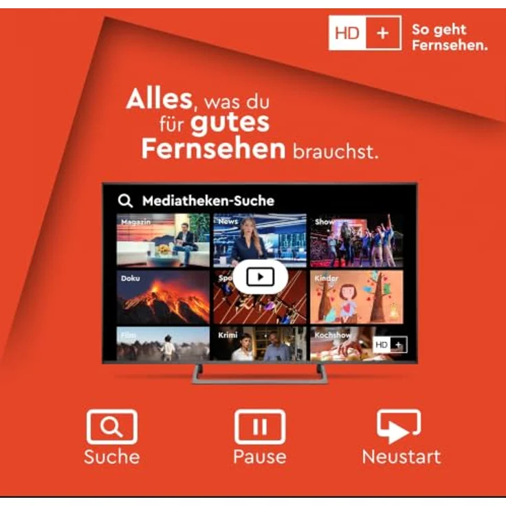 HD+ Streaming-Stick IP TV-Stick, 4K UHD mit über 100 HD-Sendern, inkl. 1 Monat HD+ IP – Bild 6
