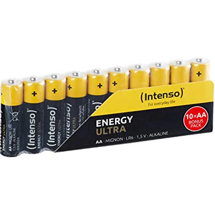 Intenso Energy Ultra AA Mignon LR6 Alkaline Batterien 10er Pack – Bild 2