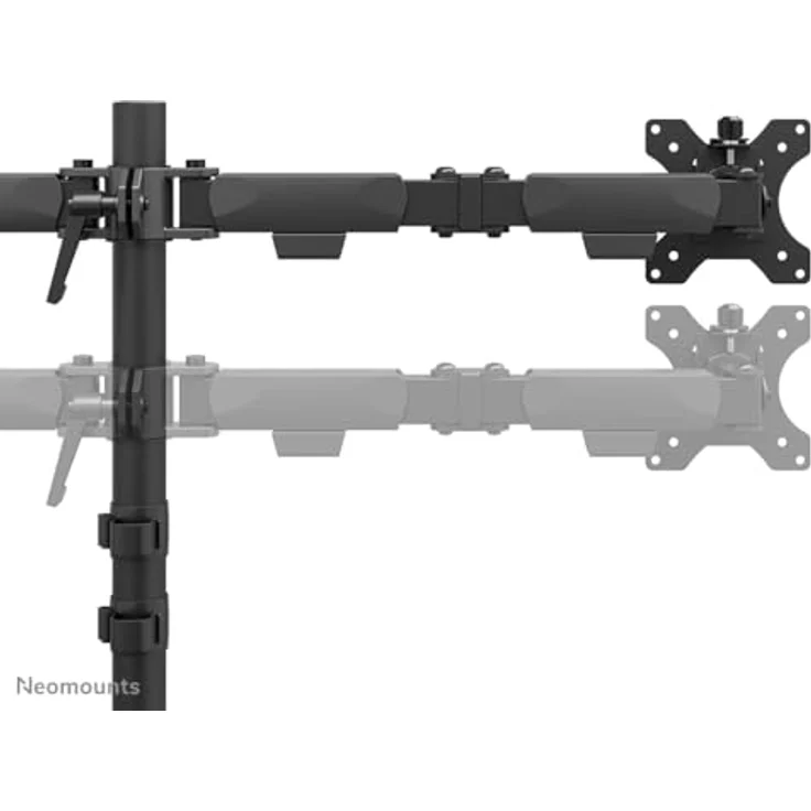 Neomounts DS60-600BL2 Nero, 2-armiger Monitorarm für 10"-32" Bildschirme, schwarz, max. 8 kg, vollbeweglich mit Höhenverstellung und Kabelmanagement – Bild 9
