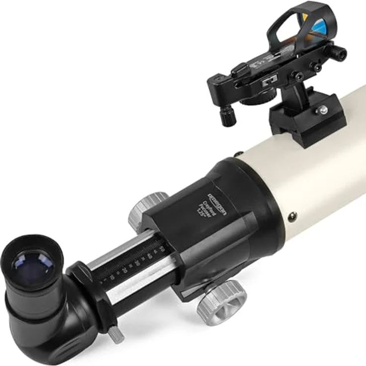 Omegon Teleskop Horizon AC 70/700, Einsteiger-Teleskop mit Amici-Prisma und Zubehörset – Bild 2
