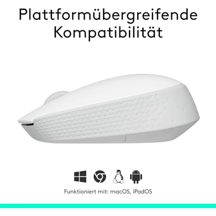 Logitech M171 Wireless Mouse weiß, Maus, beidhändig (910-006867) – Bild 6