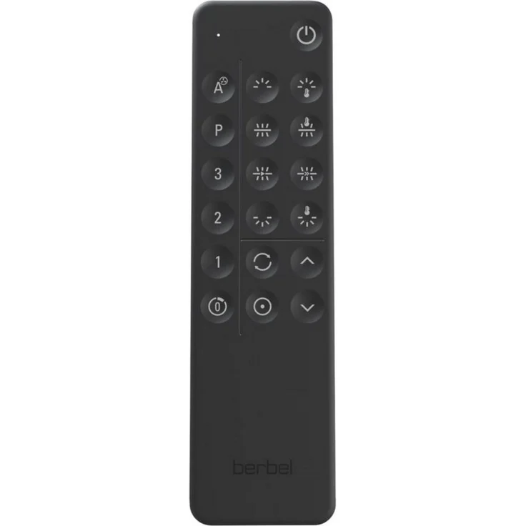 Berbel BFB 7 bT Fernbedienung, schwarz für Skyline Edge Base und Play, mit Lift- und Lüfter-Funktion sowie Universaltaste für App-Szenen