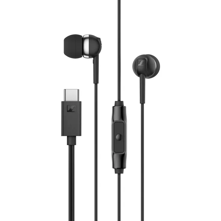 Sennheiser CX 80U, Kabelgebundene Kopfhörer mit USB-C-Verbindung, integrierter Fernbedienung und Mikrofon