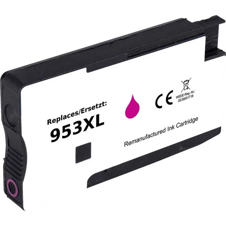 Renkforce Tinte ersetzt HP 953 XL, F6U17AE, Hochwertige Druckergebnisse mit Preisvorteil, schwarz