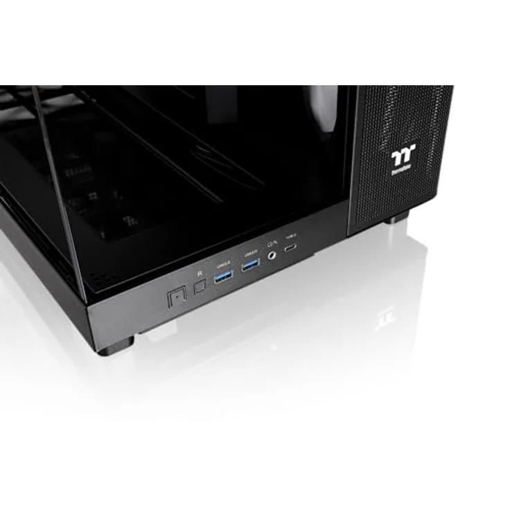 Thermaltake View 380 XL TG ARGB Mid Tower Chassis Black mit vorinstallierten 120mm ARGB Lite Lüftern – Bild 5