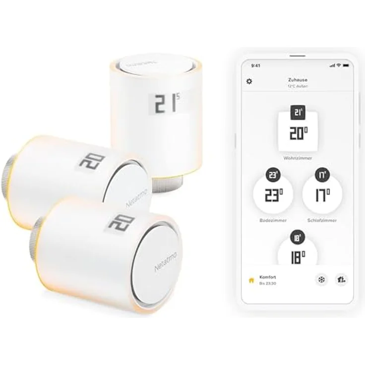Netatmo Heizkörperthermostat 3-Pack Bundle (Netatmo Relay vorausgesetzt) – Bild 2