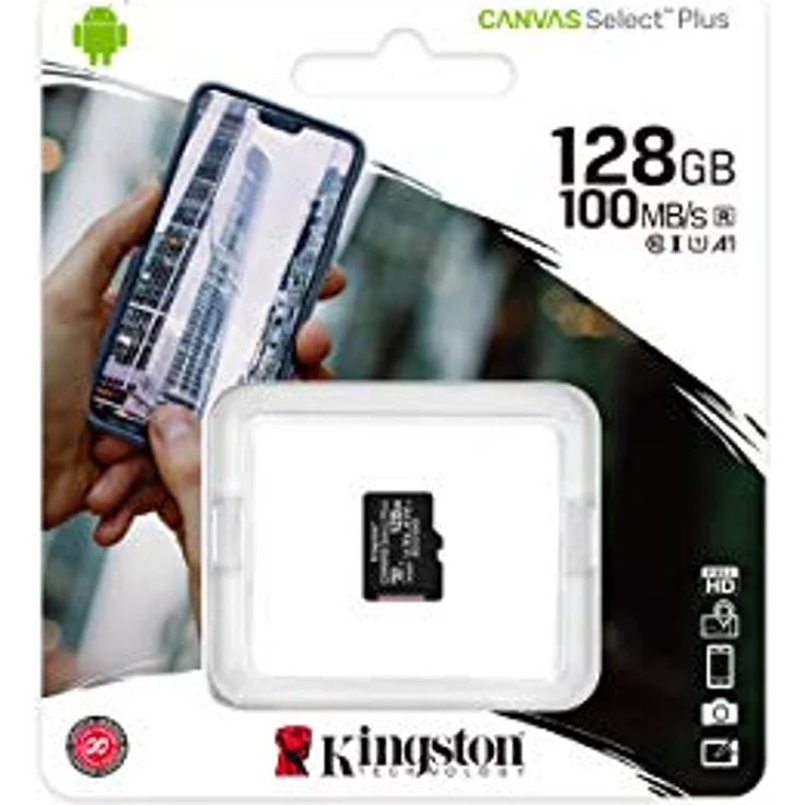 Kingston Canvas Select Plus microSD Speicherkarte, SDCS2-128GBSP Class 10 – Bild 3
