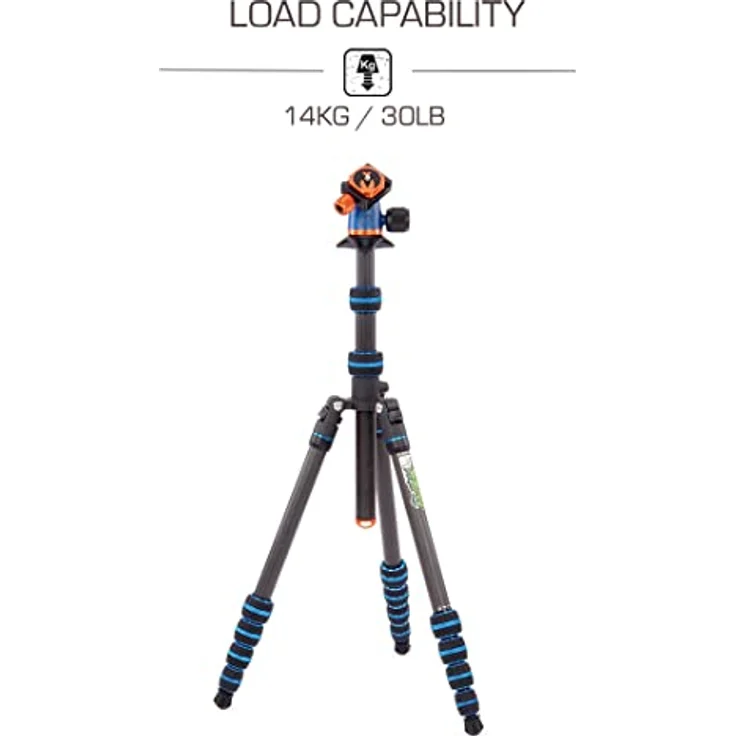 3 LEGGED THING PUNKS BRIAN 2.0, Carbonstativ mit Airhed Neo 2.0 - Blau – Bild 3