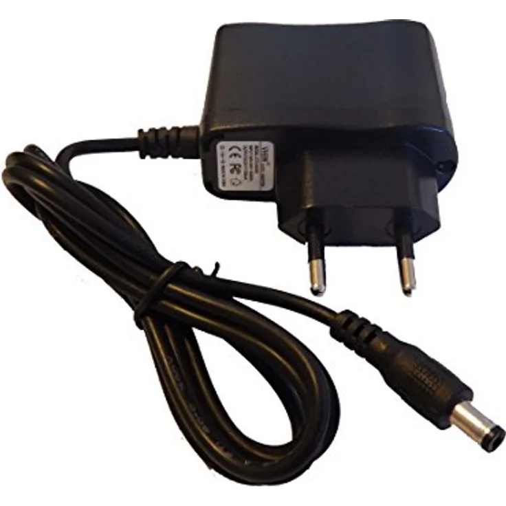 vhbw Netzteil kompatibel mit Boso Medicus Control, AC/DC Netzadapter mit Euro-Stecker, schwarz, 6 V / 0,5 A, 140 cm Kabel