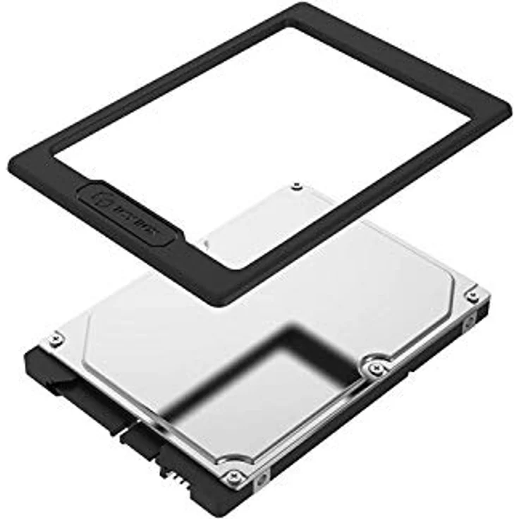 Icy Box IB-AC729 Bauhöhe-Adapter (Spacer) 7 mm auf 9,5 mm für 2,5 Zoll HDD-SSD, selbstklebend, schwarz – Bild 6