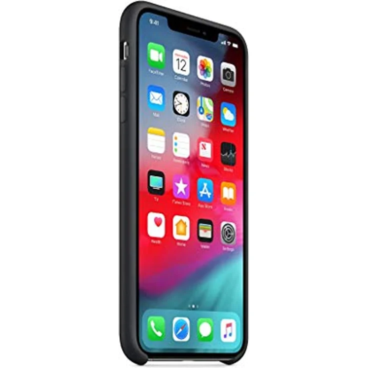 Apple Silikon Case (Iphone Xs Max) - Schwarz – Bild 3