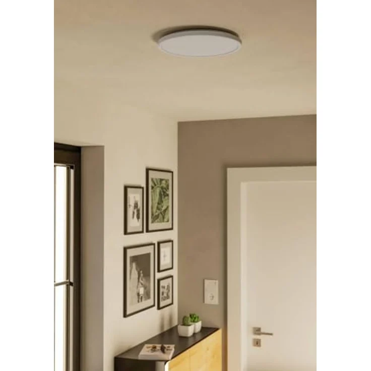 EGLO Rovito-Z, Smart Home LED Badezimmer Deckenleuchte, ZigBee, Alexa Sprachsteuerung, RGB, dimmbar, weiß, IP44, Ø 30 cm – Bild 4