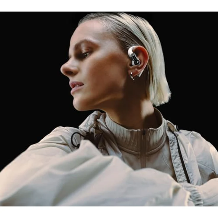 Nothing Ear Open, Open-Ear-Ohrhörer mit Zwei Mikrofone und AI Clear Voice, Open Sound Technology, IP54 Staub- und wasserresistent, 30 Stunden Wiedergabe und Erweiterter EQ - Weiß – Bild 5