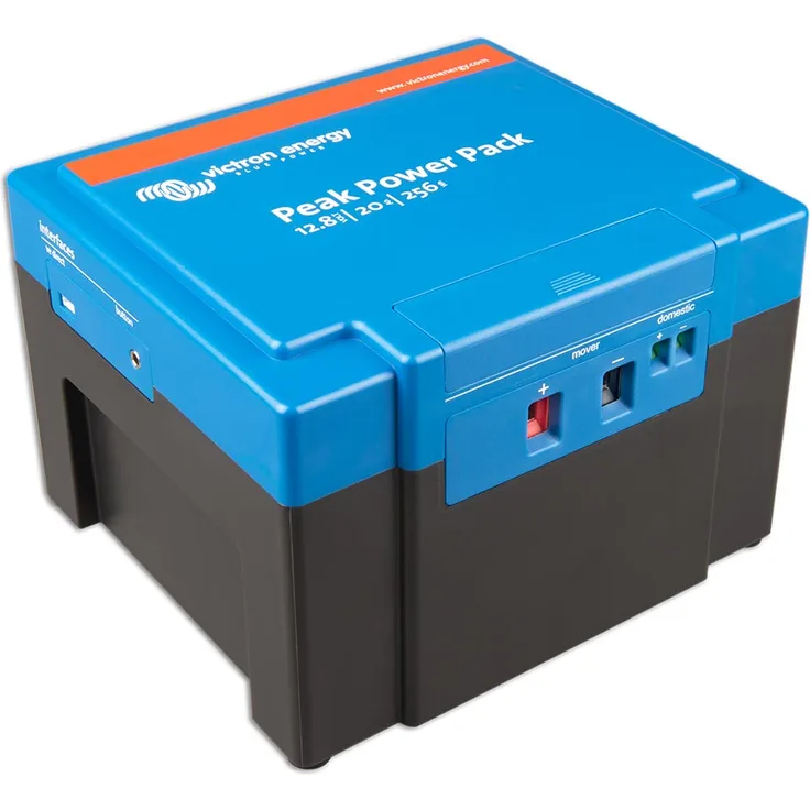 Victron Energy PPP-40 Peak Power Pack, 12,8V/40Ah, 512Wh, mobiles Lithium-Ionen Akku mit LiFePO4 Technologie