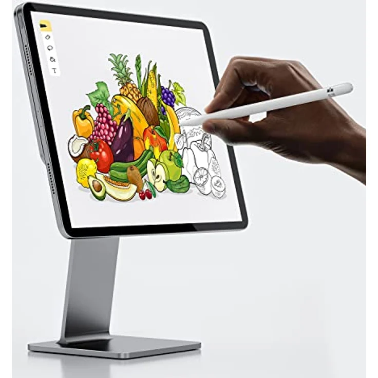 INVZI MagFree Ständer für iPad Pro, verstellbar, drehbar, schwebend, magnetisch, für Apple iPad Pro 12.9 3. / 4. / 5. Generation, iPad Pro 11 Zoll 1. / 2. / 3. / 4. Generation, iPad Air 4. /5. – Bild 2