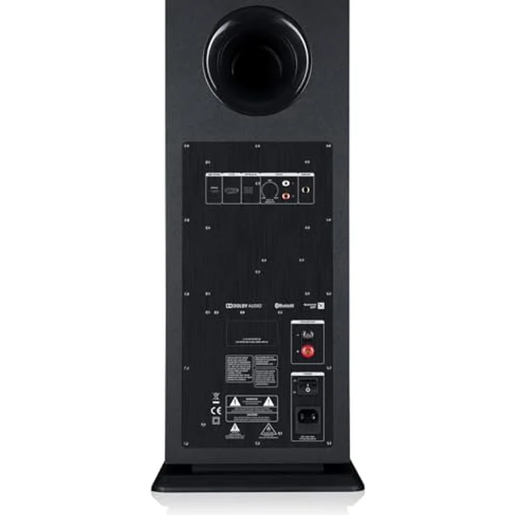 Teufel Ultima 40 Aktiv Surround Soundsystem - Aktiv Standlautsprecher mit Kabellosen aktives Rear-Speaker und mächtiger Subwoofer, Bluetooth aptX, Dolby Audio, HDMI ARC CEC - weiß (Schwarz) – Bild 4