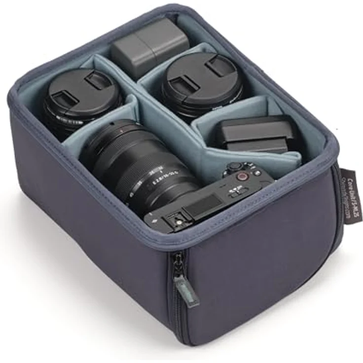 Shimoda Core Unit Mirrorless XS25, Fotorucksack für spiegellose Kameras, schwarz, mit verstellbarem Innenraum und Laptopfach bis 15,6 Zoll. – Bild 7