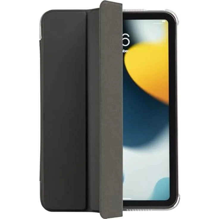 HAMA Fold Clear Flip Cover, Tablet-Tasche mit Standfunktion für Apple iPad Mini 8.3", Schwarz – Bild 6