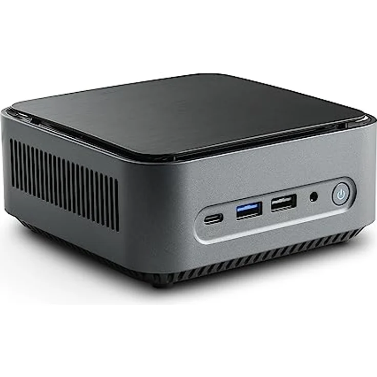 CSL Narrow Box Core i3 Mini-PC, Intel® Core i3, 16 GB RAM, 500 GB SSD, schwarz, vorinstalliert mit Windows 11 – Bild 1