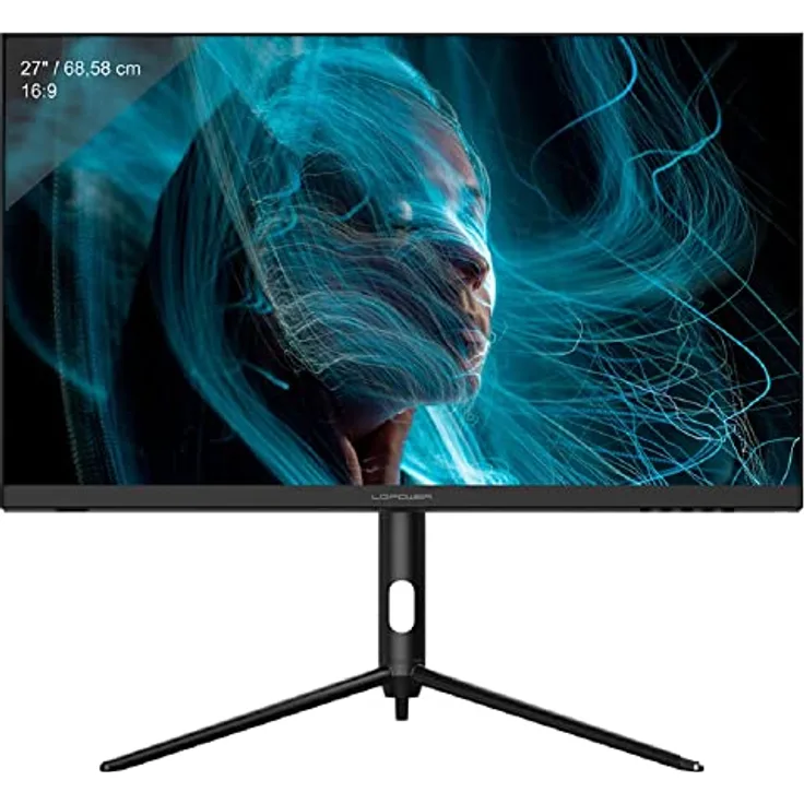 LC-Power Monitor 68,58cm (27") LC-M27-4K-UHD-144-V2, Schwarz - 4K Ultra HD, HDR 400, 144 Hz, Adaptive Sync, USB-C