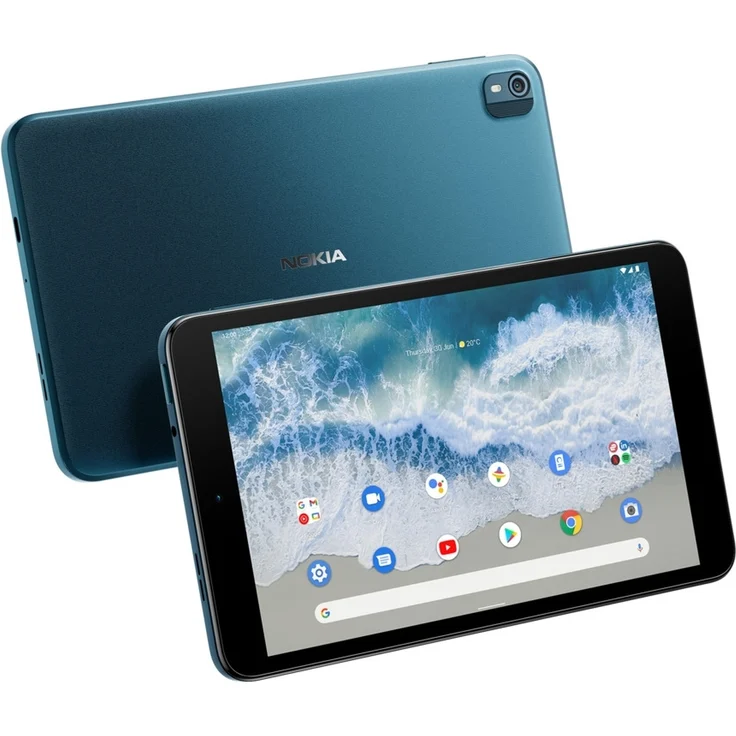 Nokia T10 4G TA-1457 64 GB blau, Tablet mit 8 Zoll HD Display und 8 MP Kamera