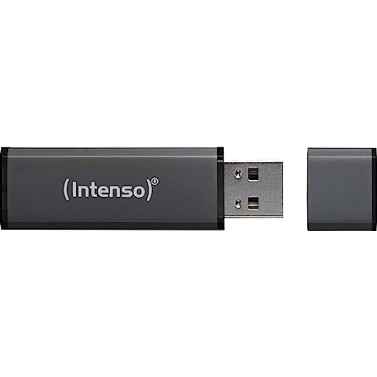 Intenso Alu Line 3521495 USB-Stick 128 GB USB Typ-A 2.0 Anthrazit (3521495) – Bild 2