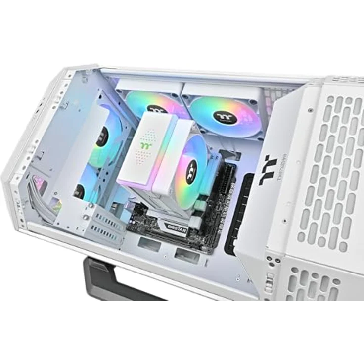 Thermaltake Astria 400 ARGB, CPU Kühler mit 27 RGB-LEDs, 230 W TDP, Weiss – Bild 7