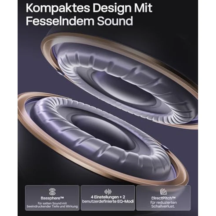 SHOKZ OpenDots Air, Open-Ear-Kopfhörer mit Clip-on, 36 Std. Wiedergabe, Bluetooth 6.1, IP55, Tiefes Bass, Morgenlila – Bild 4
