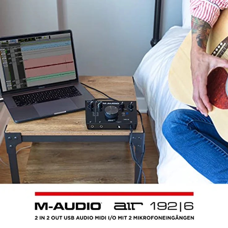 M-Audio AIR 192 | 6 - 2-in-2-out USB Audio- - MIDI-Schnittstelle mit ProTools und Ableton Live Recording Software mit Studio Effekten und Instrumenten – Bild 9