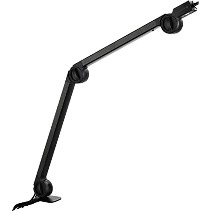 CHERRY MA 6.0 UNI USB, universeller Mikrofonarm mit USB-Hub, 3/8 Zoll Gewinde (3/8 auf 5/8 Zoll Gewinde-Adapter + 4 Verbindungskabel inkl.), stabiler Gelenkarm, schwarz