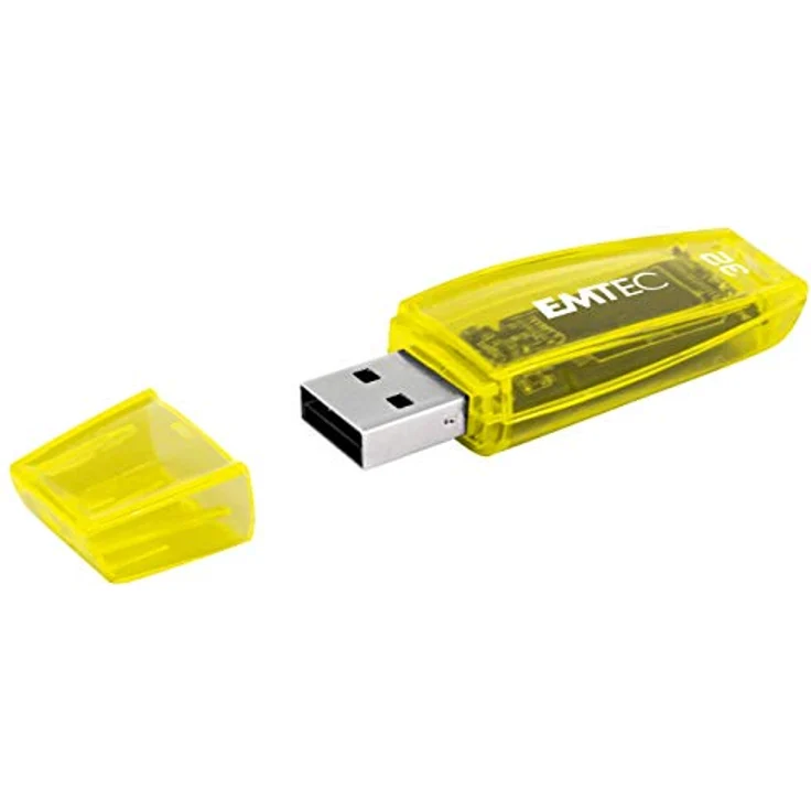 Emtec USB-Stick C410 NEON 2.0, 32 GB Speicher, Fluo-Design, USB-A, kompatibel mit Mac und Windows – Bild 6