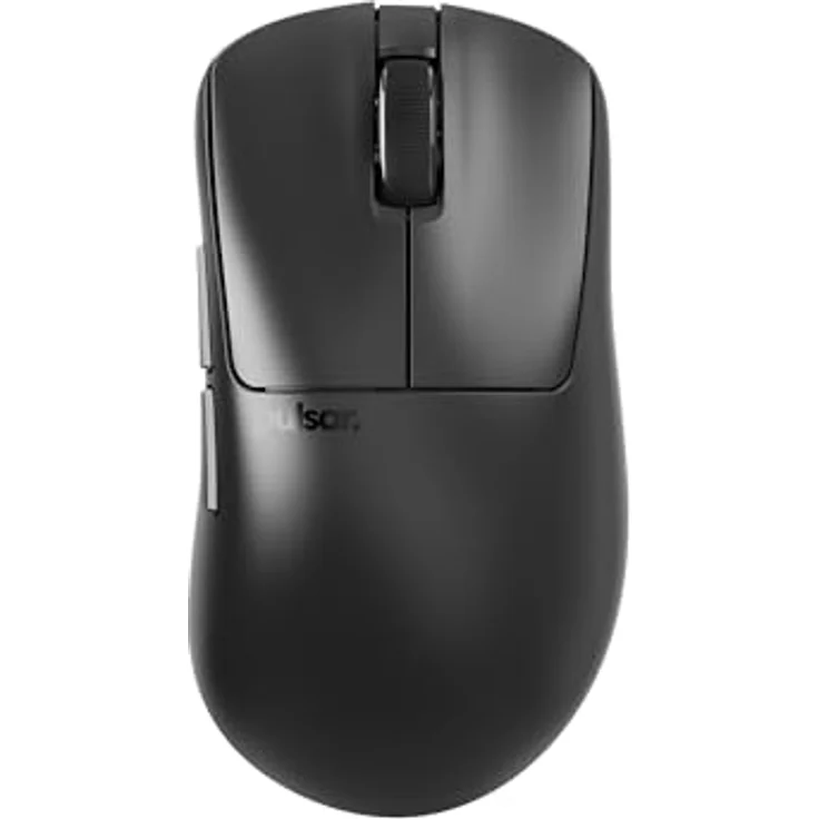Pulsar Xlite v4 Mini Wireless, Gaming-Maus mit 32.000 DPI, 5 programmierbaren Tasten, ergonomisch für Rechtshänder, schwarz – Bild 1