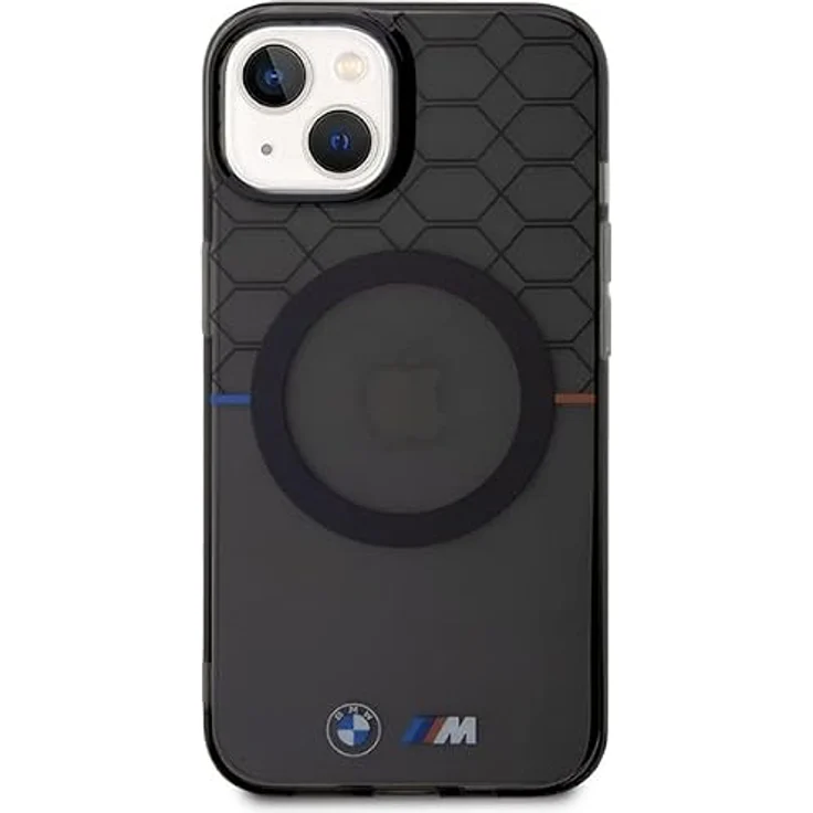 BMW Pattern MagSafe Case für iPhone 14 Plus, stilvolle Handyhülle in grau mit luxuriösem Design – Bild 3