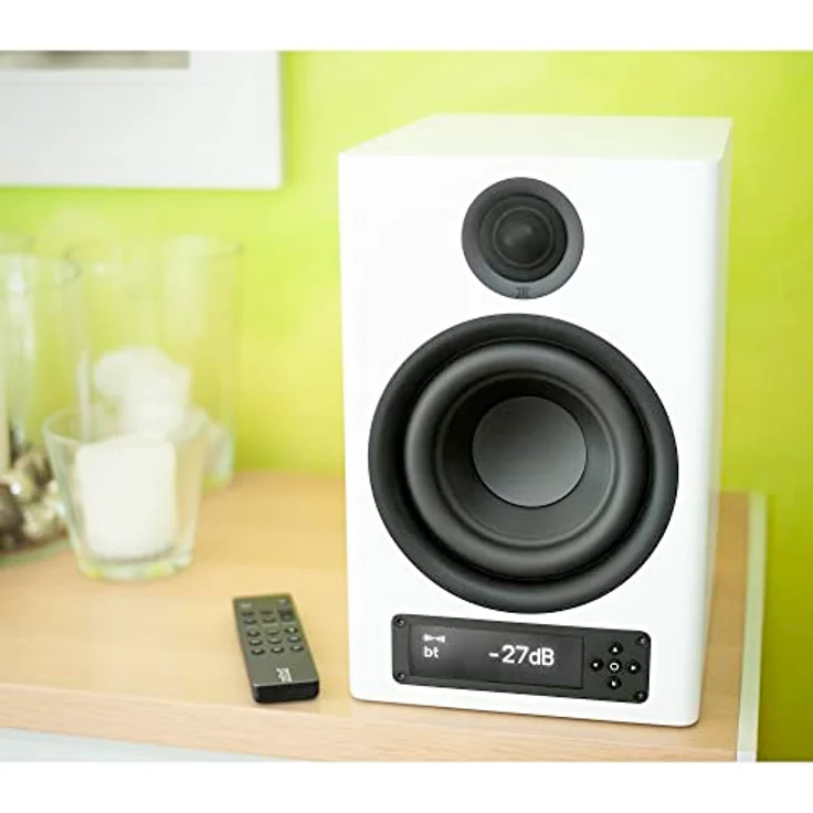 Nubert nuPro XS-3000 RC | Weißer Regallautsprecher | 1 Stück Kompaktlautsprecher | Bluetooth Lautsprecher aptX HD | Lautsprecher Verbindung kabellos High Res | Schreibtischlautsprecher im Homeoffice – Bild 5