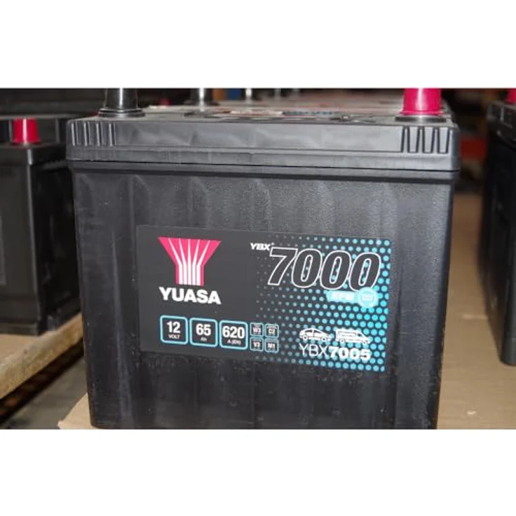 Yuasa EFB Start Stop Autobatterie 12V 65Ah, Poltyp T1, Erstausrüstungsqualität und hohe Leistungsfähigkeit – Bild 2