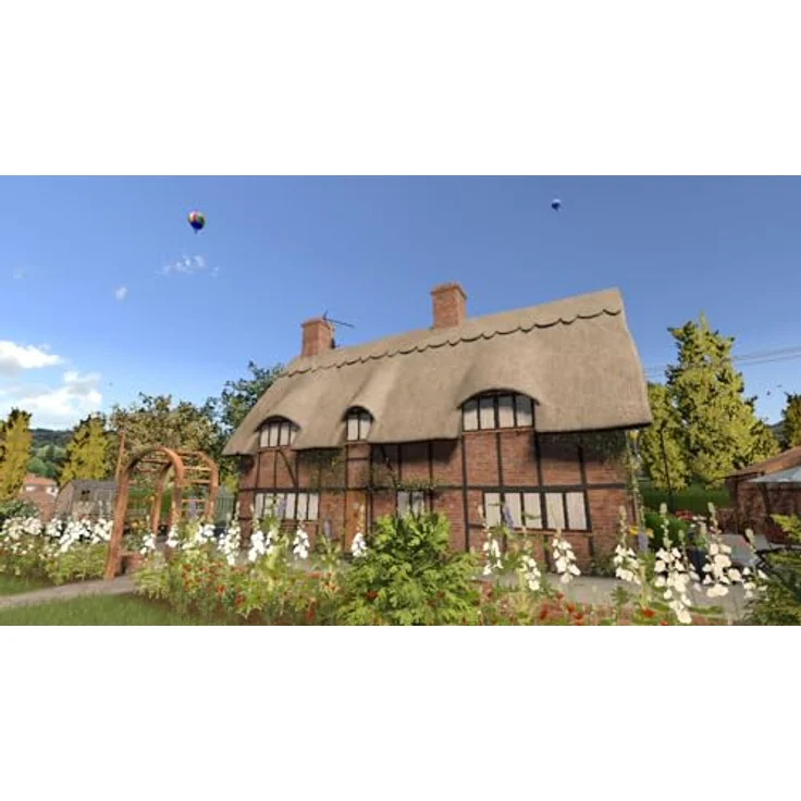 Astragon Lawn Mowing Simulator – Landmark Edition [Nintendo Switch], detailgetreues Mähen in der britischen Provinz - Preisvergleich – Bild 4