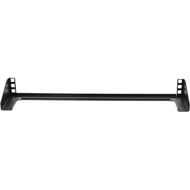 DSIT 1HE 19 Zoll vertikaler Wand-Montagerahmen, platzsparend für Netzwerkgeräte, schwarz – Bild 2