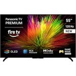 Panasonic Premium TV-55Z80BEZ, 55 Zoll 4K Ultra HD OLED Smart TV mit Dolby Vision & Atmos, Game Mode Extreme, Fire TV, Alexa & Apple Support, Schwarz