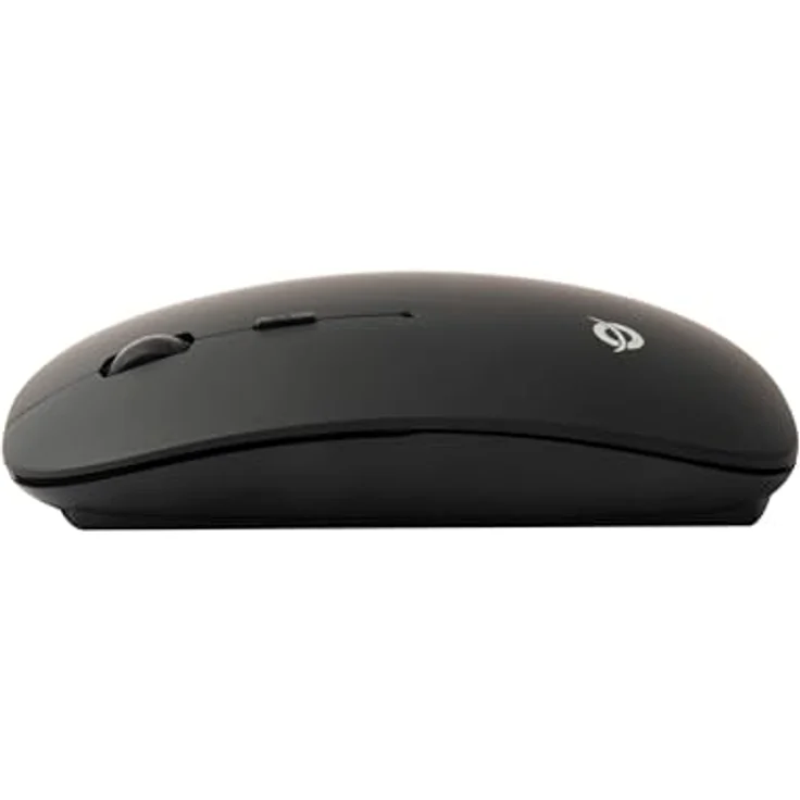 Conceptronic LORCAN01B 4-Tasten-Bluetooth-Maus, drahtlose Bluetooth 5.0-Konnektivität, DPI-Schalter (800/1200/1600), für Links- und Rechtshänder, gummierte Oberfläche – Bild 3